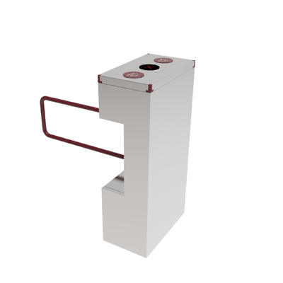Automatic Barcode Scanner Turnstile gate Swing Barrier SUS304 550mm