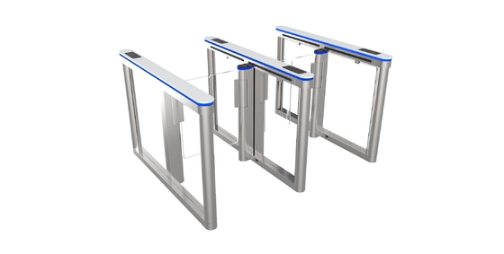 Access Control Swing Barrier Turnstile Entry Systems IP44 IC ID Fast Passing