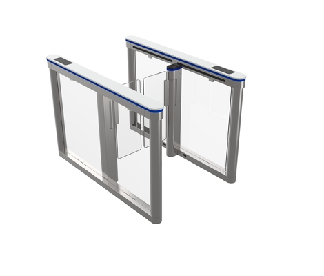 Face Recognition Swing Barrier Turnstile gate 600mm Fast Passing