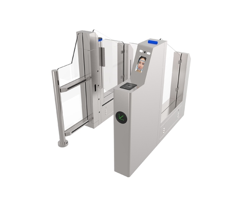 ISO9001 Rfid Automatic Turnstile Gate Systems SUS304 Airport Swing Gates