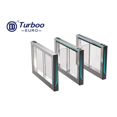 RS485 Swing Turnstile Gate Turboo Euro RFID Stainless Steel Turnstiles
