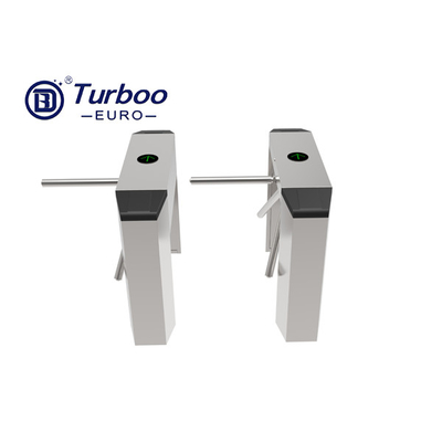 Electronic Access Control Tripod Turnstile Gate 30w High Security For Pedestrian