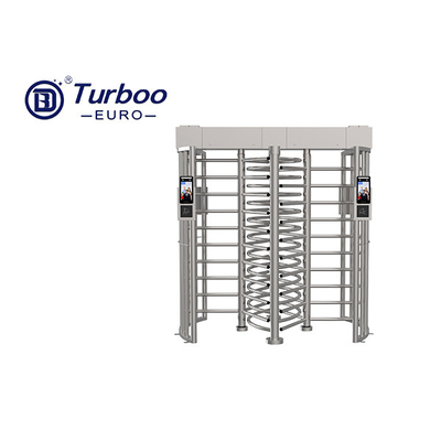 100-240V Full Height Turnstile Gate SUS304 Material RS485 Automatic Access Control Turboo