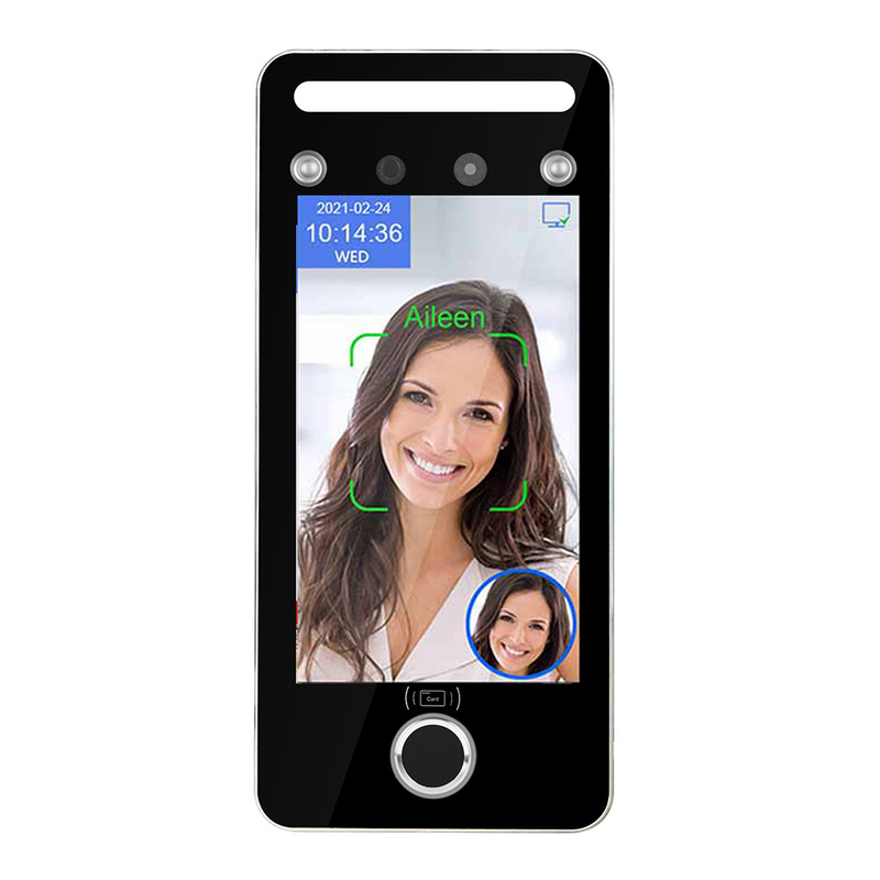 Touch Screen Face Recognition Fingerprint Device 4.3 Inch For Company Access