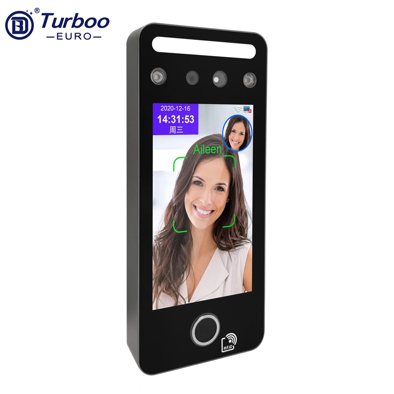 Multi Language Face Recognition Time Attendance Device 5 Inch Touch Screen Time Lock