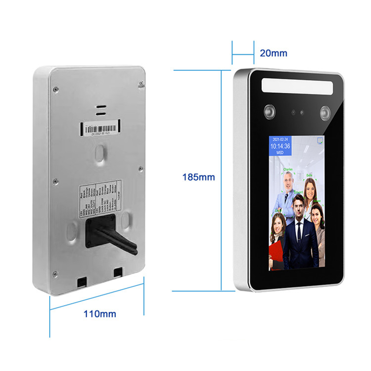 Digital Locker Cabinet Face Recognition Biometric System IP67 metallic silver Color