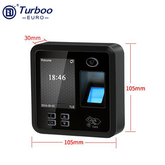 3.0 Inch TFT Screen Time Recording Finger Print Device Office Attendance Fee Software