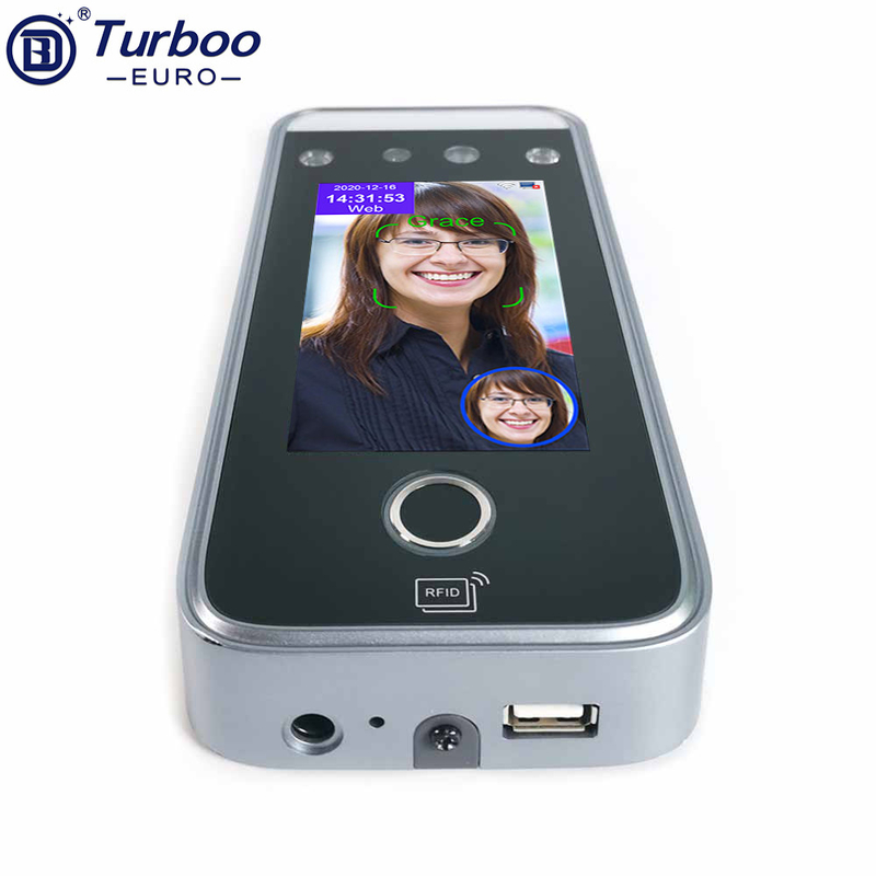 Time Recording Face Biometric Attendance Machine Infrared Camera Live Face Detection