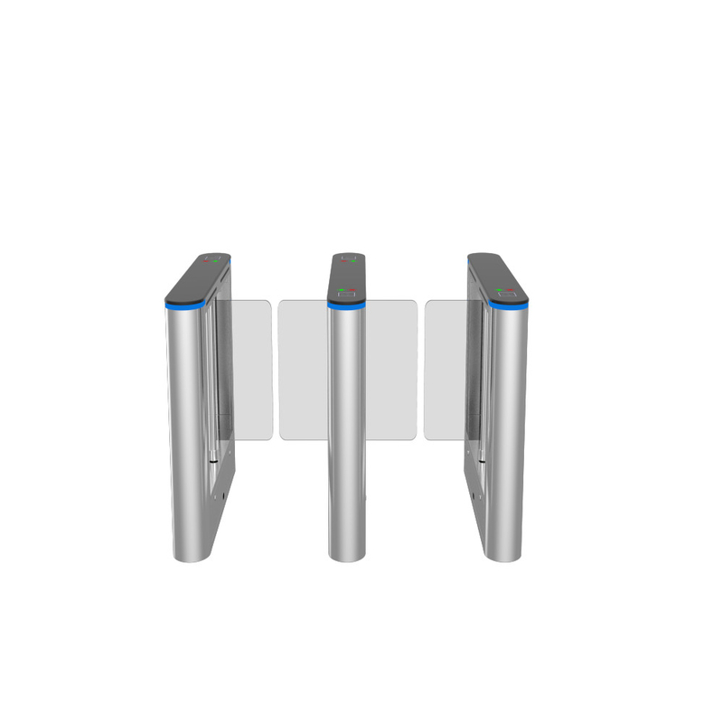 Automatic Intelligent Turnstiles Systems Round Angle Swing Speed Gate Turnstile  Used In Office Building