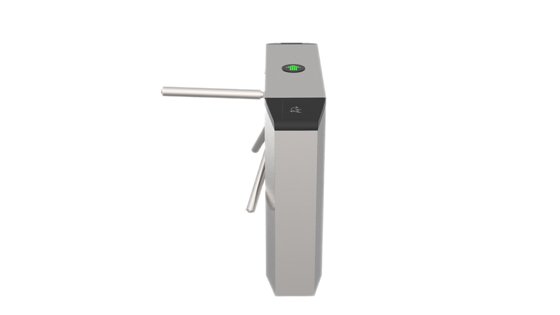 Face Recognition Biometric Tripod Turnstile Gate Semi Automatic 96cm height