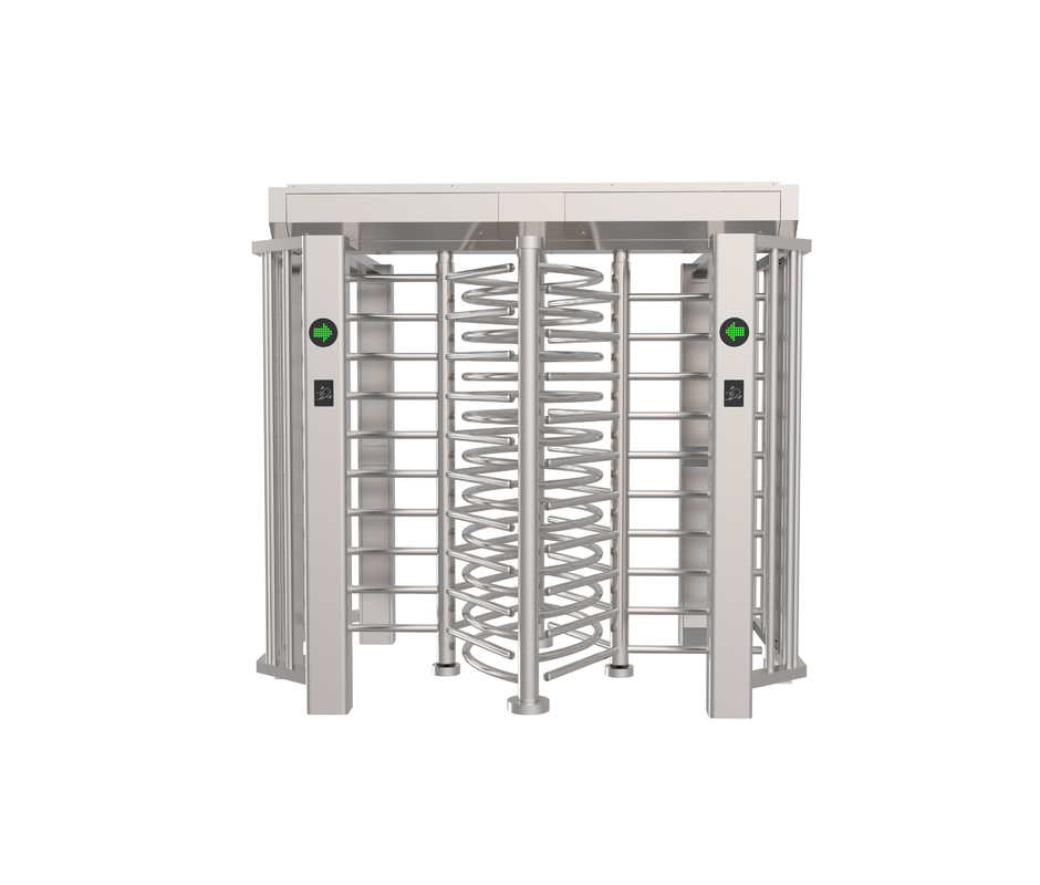 316 Stainless Steel Double Full Height Turnstile gate 50hz High Security