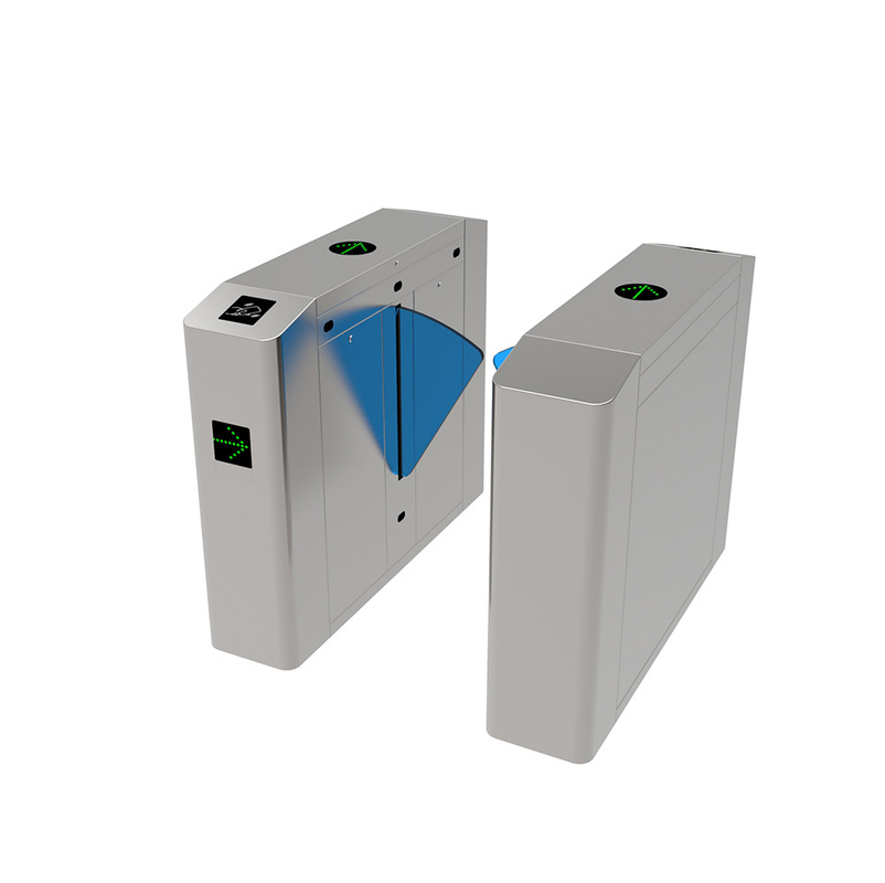 Metro Station Rfid Stainless Steel Turnstiles RS485 Face Recognition