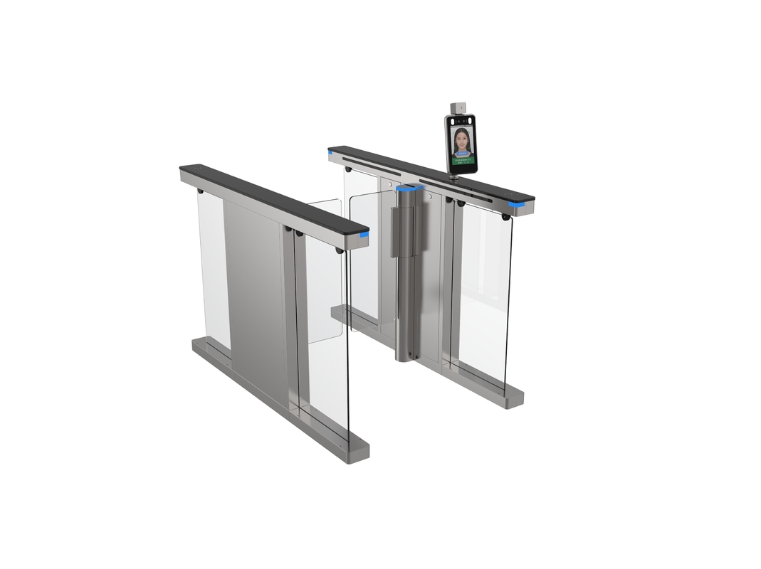6 Pairs Face Recognition Turnstile Swing Arm 900mm Width For Store Office Hotel