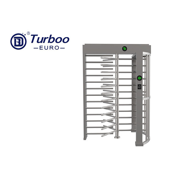 SUS304 30w Full Height Turnstile Gate RS485 Dry Contact High Safety