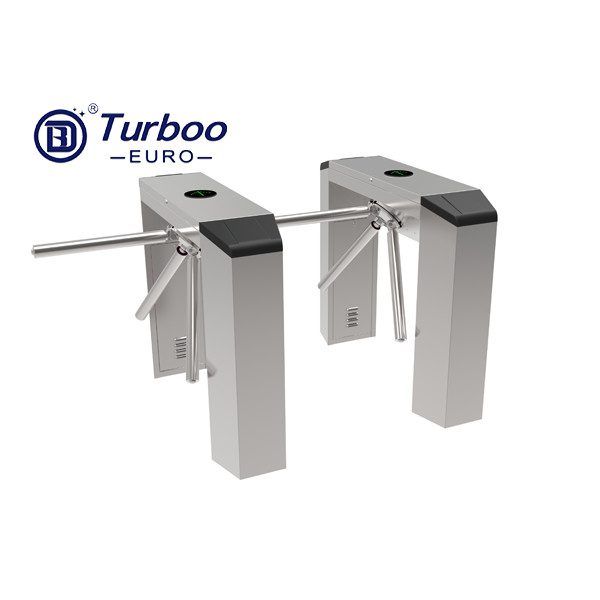Electronic Access Control Tripod Turnstile Gate 30w High Security For Pedestrian