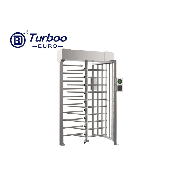 High Security Full Body Turnstile Access Control 304 Stainless Steel 5000000 Cycles