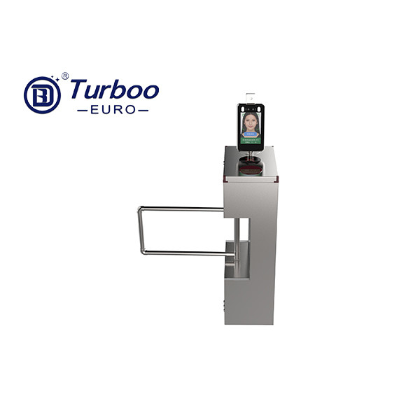 QR Code Reader Face Recognition Turnstile SUS304 Pedestrian Security Turnstiles