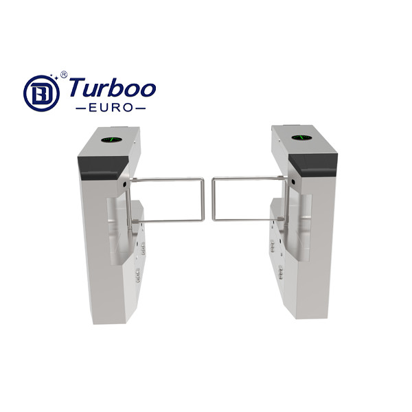 SUS 304 Swing Barrier Gate Automatic Access Control Security Turnstile Pass Width 1100mm