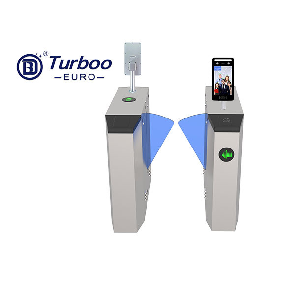 Flap Barrier Turnstile Gate Mechanism Retractable 3 Pairs Infrared Sensor Turboo