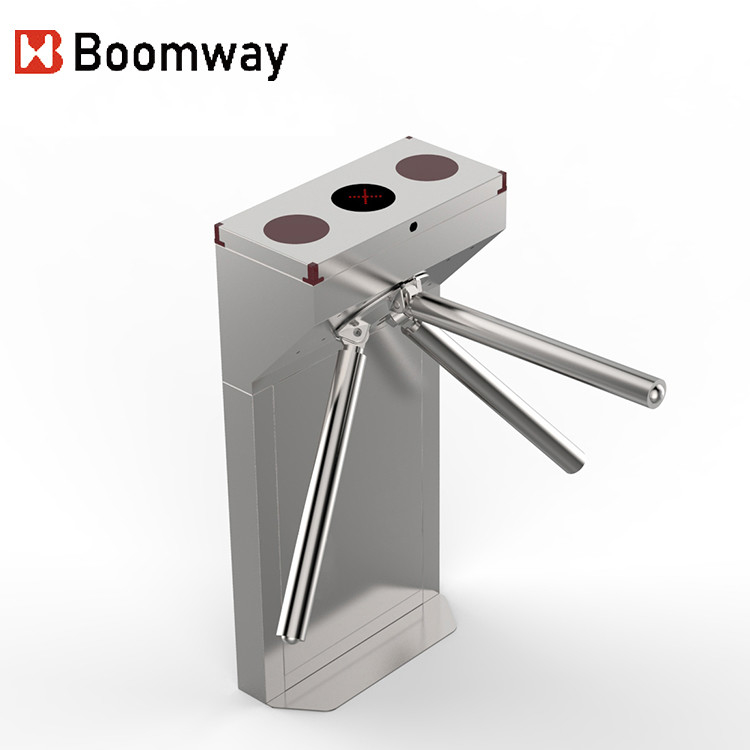 Full Automatic Tripod Arm Turnstile 550mm Width Infrared Photocells