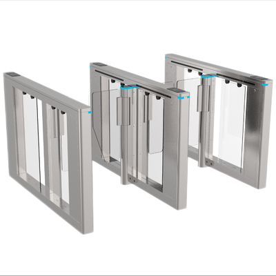 SS304 Face Recognition Swing Barrier Turnstile Gate For Airports